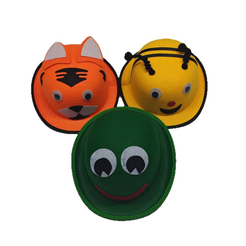 Children Animal Character Round Hats