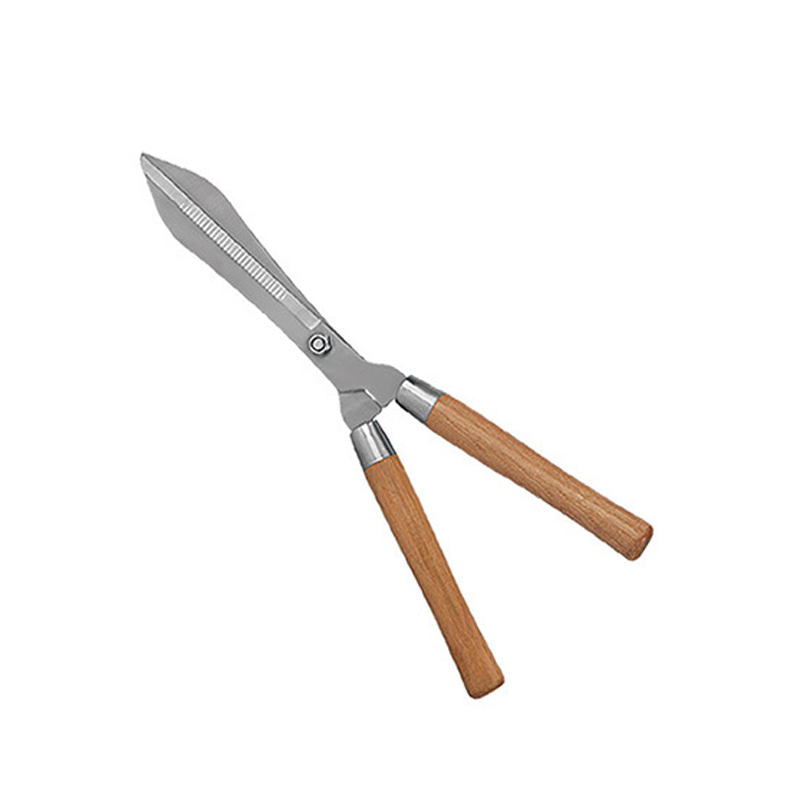 edge hedge shears garden with wood handle