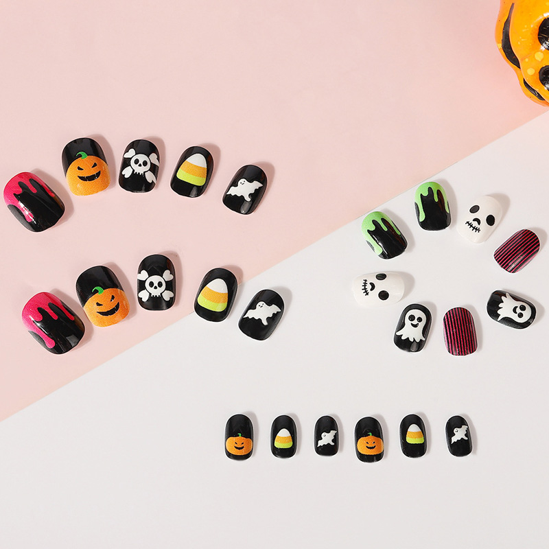 Halloween Short Press on Fake Nails