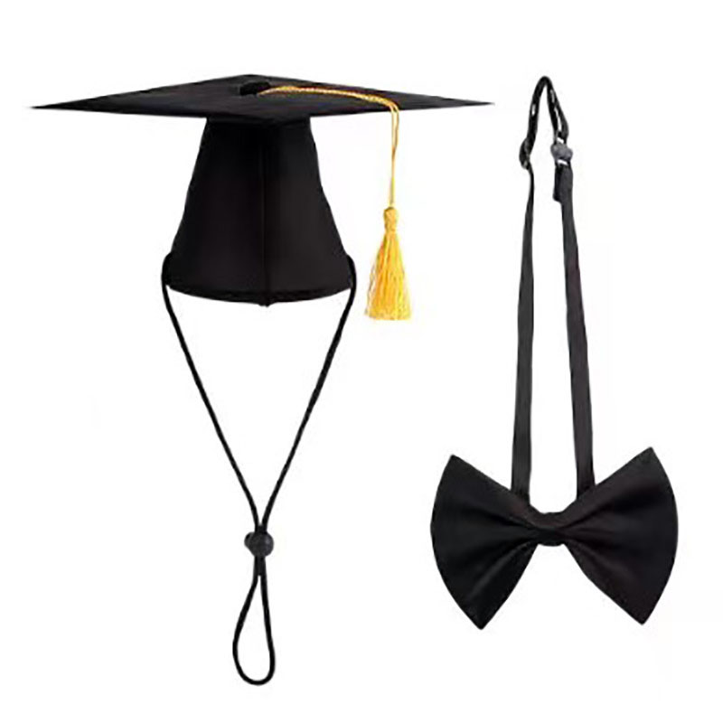 Pet Graduation Hats with Tassel Costumes