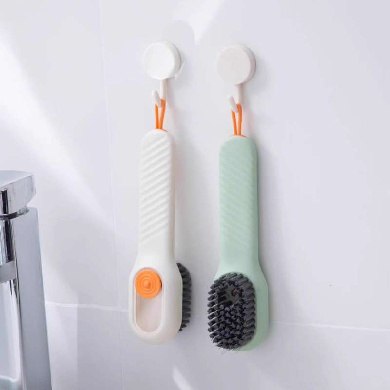 Press-Type Automatic Liquid Cleaning Brush