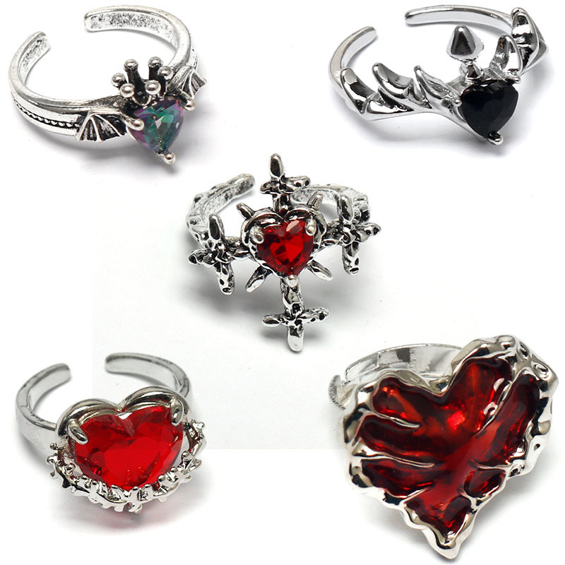 Punk Adjustable Rings Party Jewelry