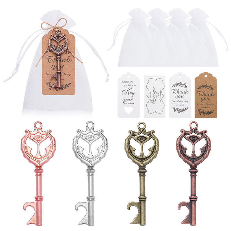 Wedding Favour Key Shaped Bottle Opener