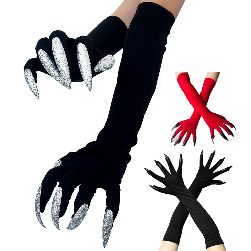 Witch Gloves With Long Nails